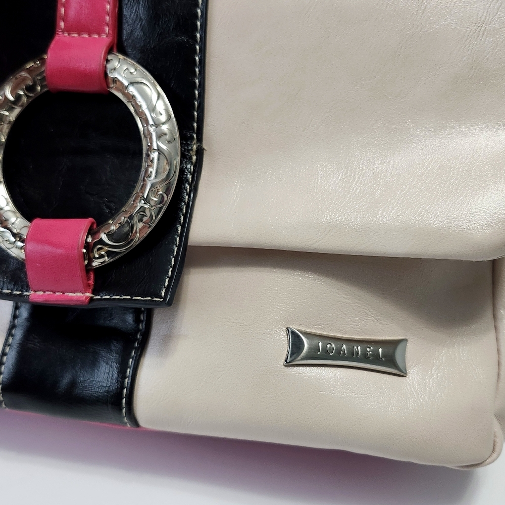 JOANEL Shoulder Bag Colorblock Blush Purse - Picture 3 of 13